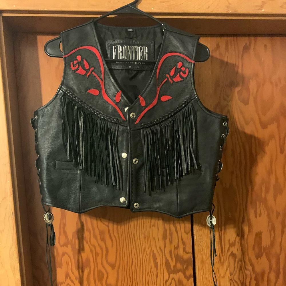 Vintage leather vest
